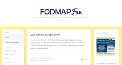 Desktop Screenshot of fodmapfun.com